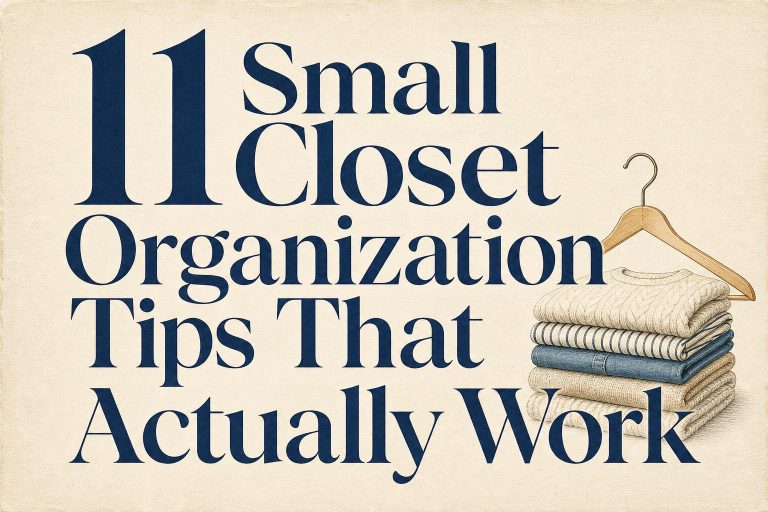 11 Small Closet Organization Tips That Actually Work