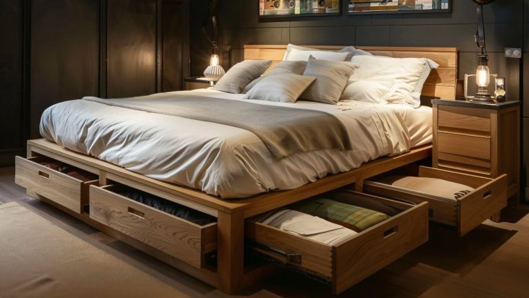 15 Ingenious Bed Frame with Storage Designs You’ll Wish You Had Sooner