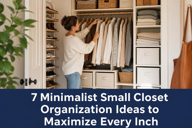 7 Minimalist Small Closet Organization Ideas to Maximize Every Inch