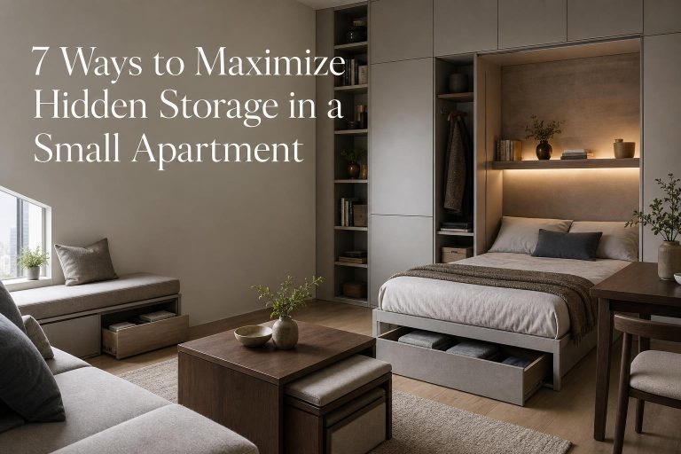 7 Ways to Maximize Hidden Storage in a Small Apartment