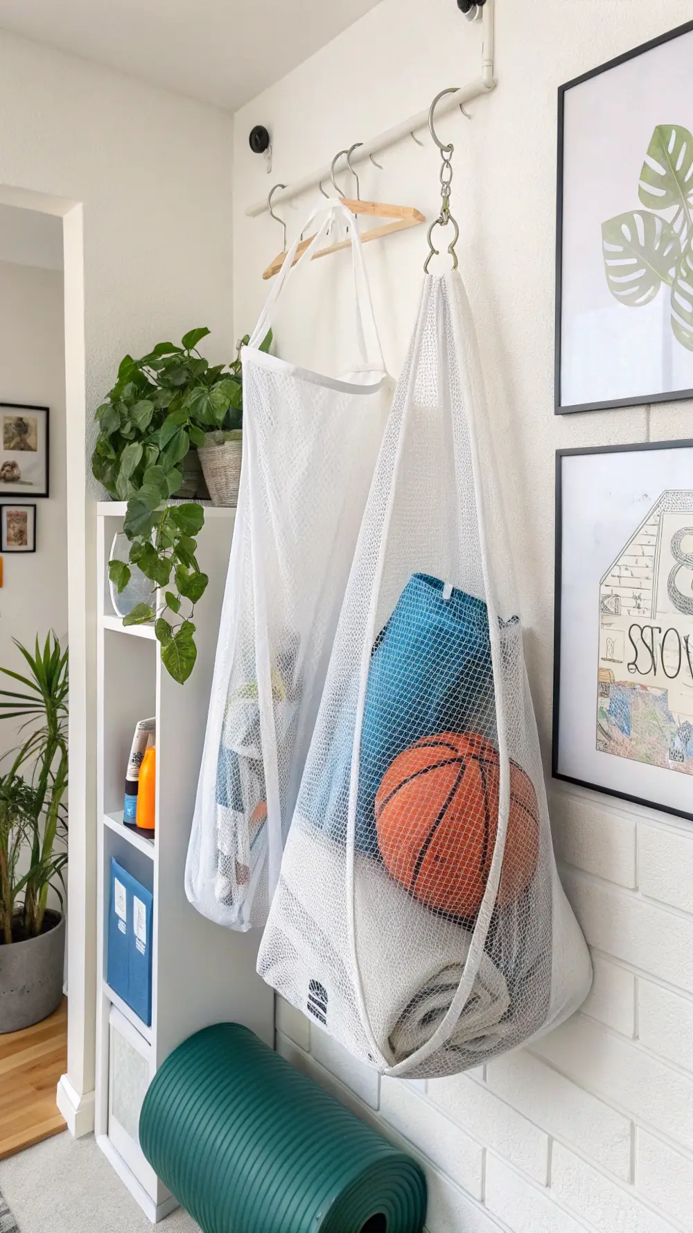 Hanging Mesh Storage Bags

