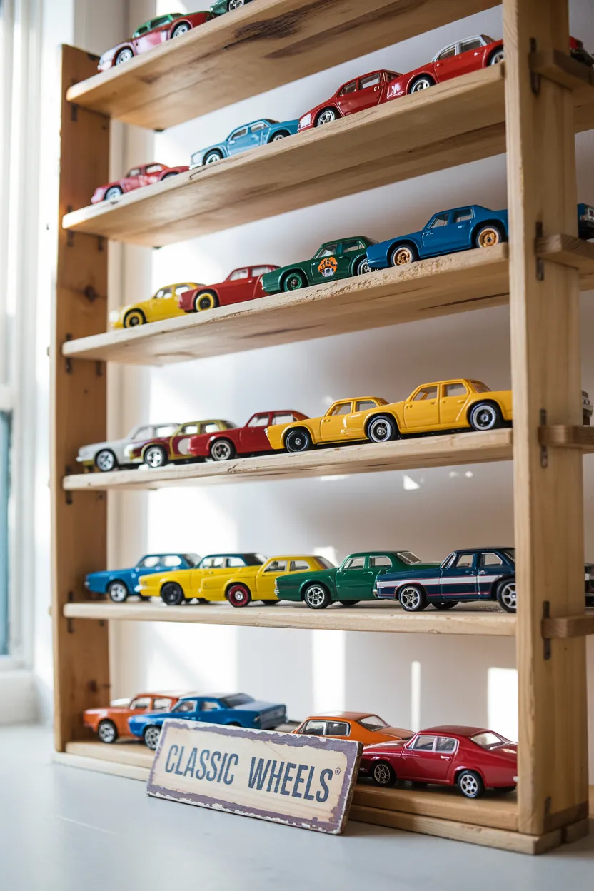 Vintage Car Shelf Organizer