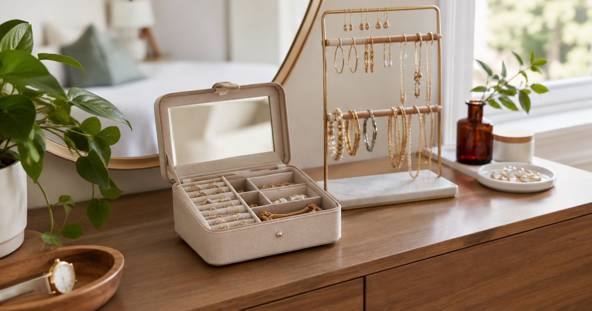 Best jewelry organizers for small spaces 2026