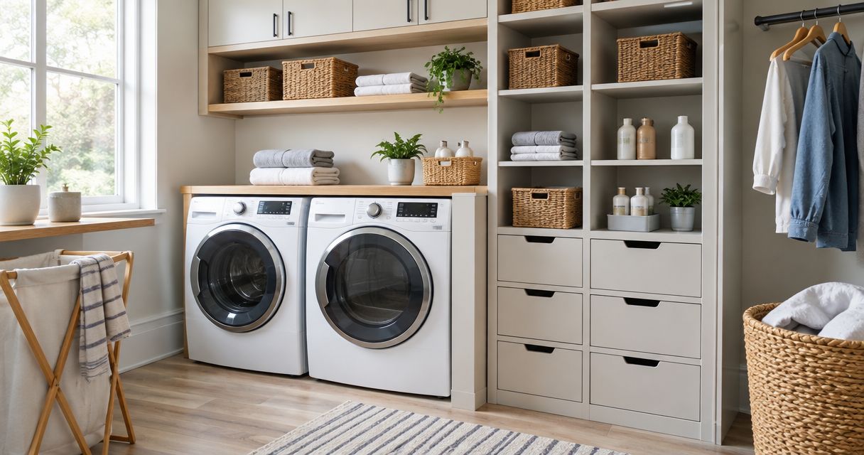 Best laundry room storage systems in 2026