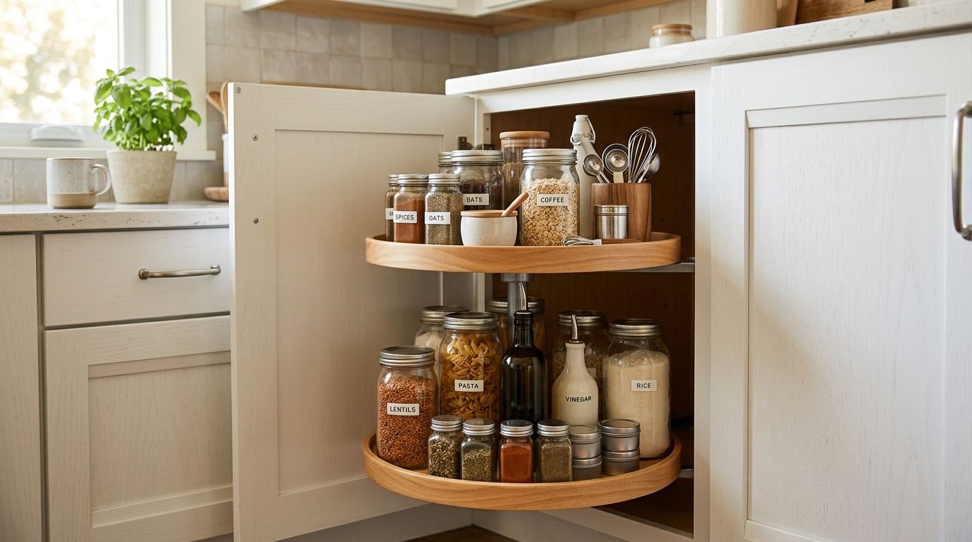 Best lazy susan organizers for kitchen cabinets 2026