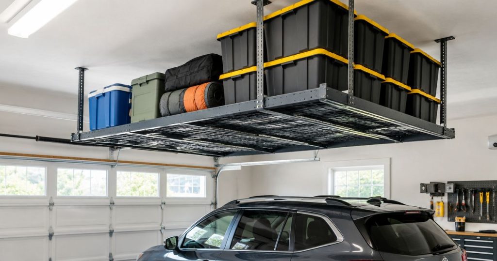 Best overhead garage storage racks in 2026