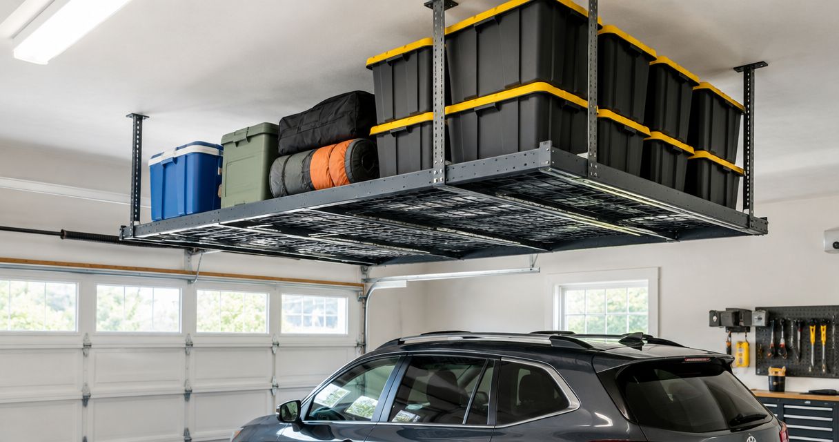 Best overhead garage storage racks in 2026