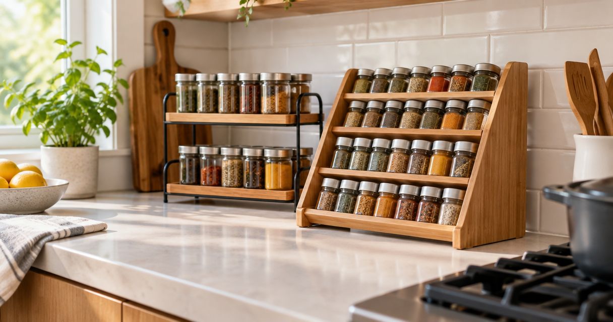 Best spice rack organizers for small kitchens 2026