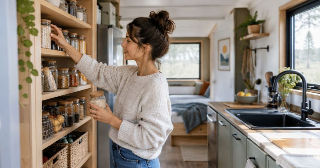 Can a tiny home have enough pantry storage?