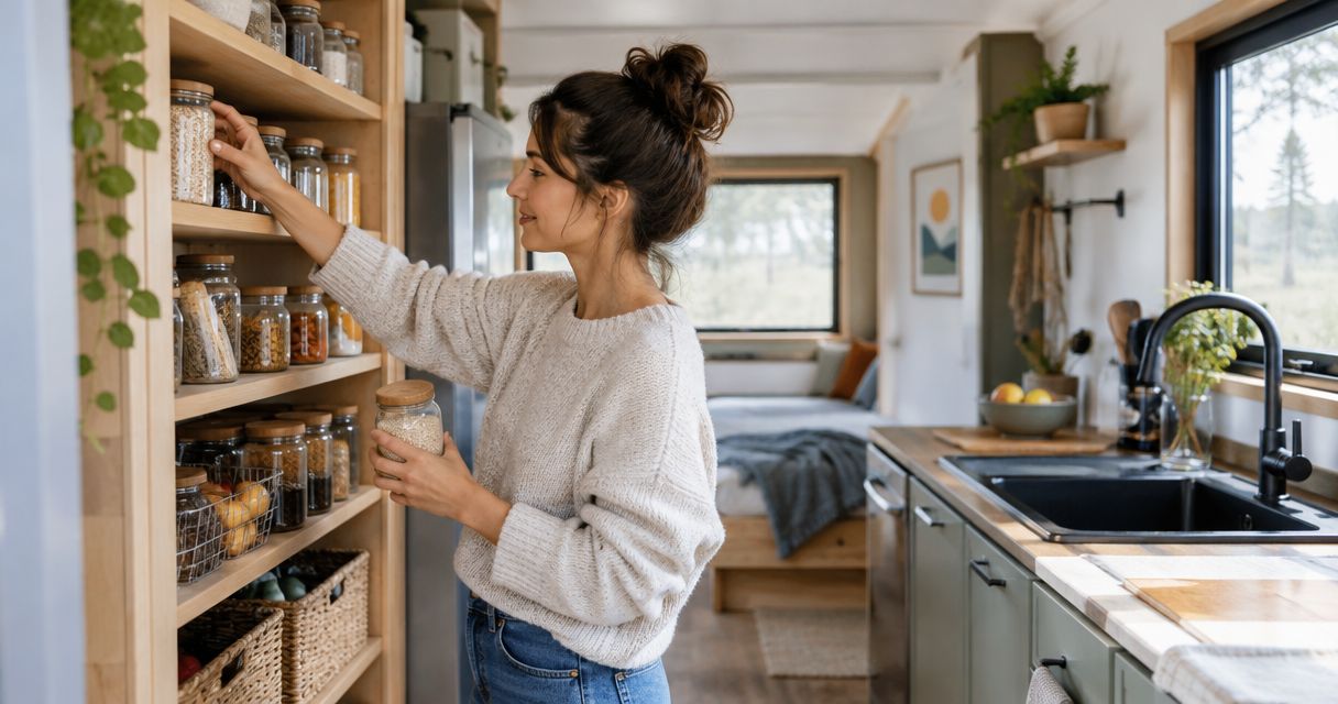 Can a tiny home have enough pantry storage?