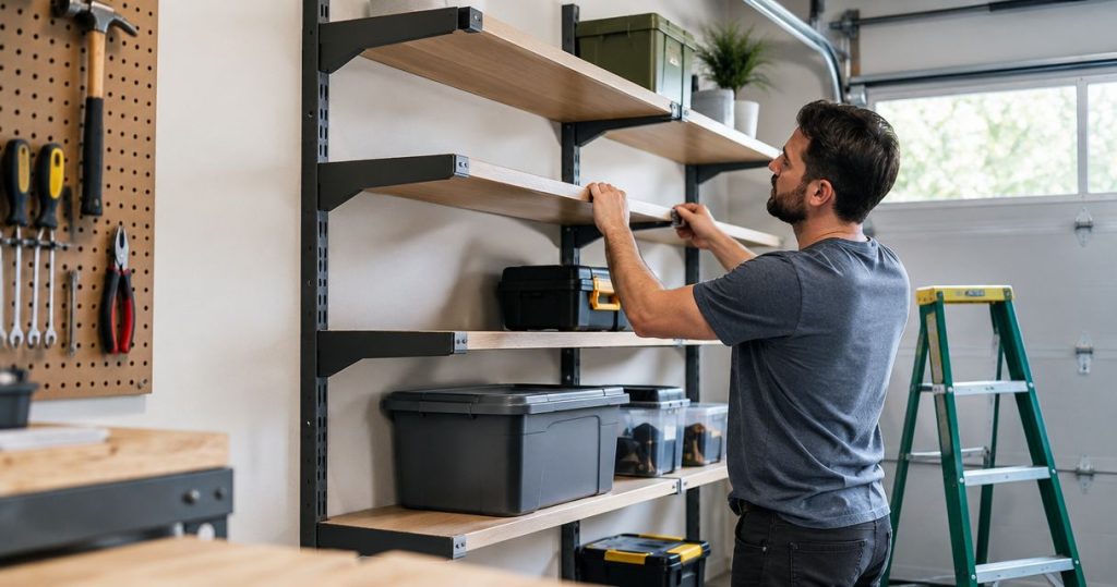 Can you install garage storage racks yourself?