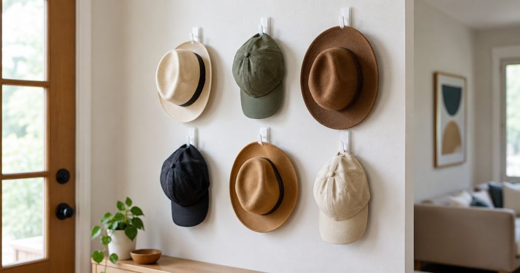 Can you use command hooks for hat storage?
