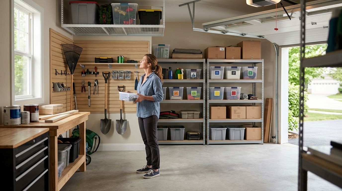 How long does a garage organization project take?