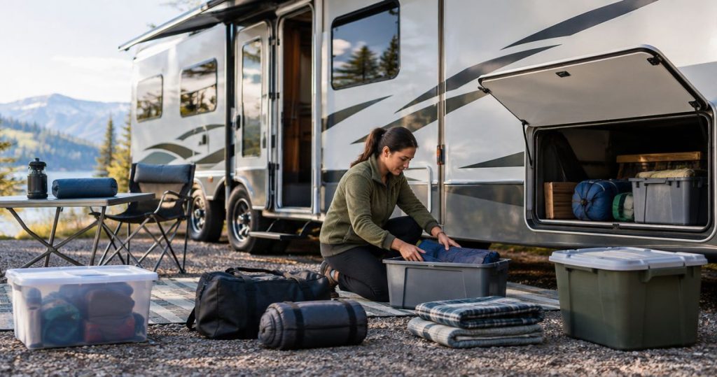 How long does it take to pack an RV for storage?