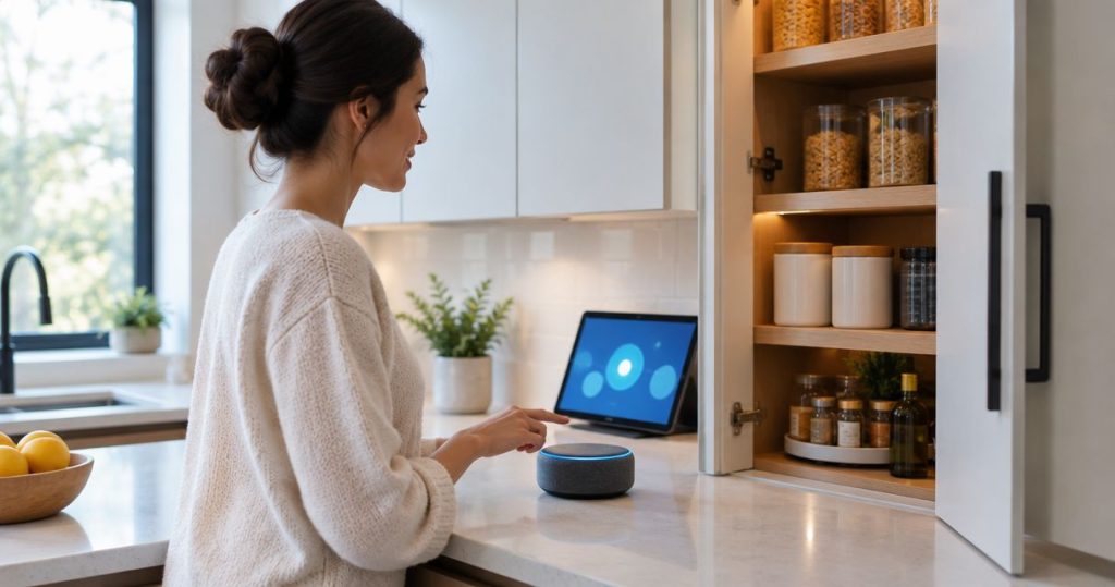 How to connect Alexa lists to your kitchen cabinet system