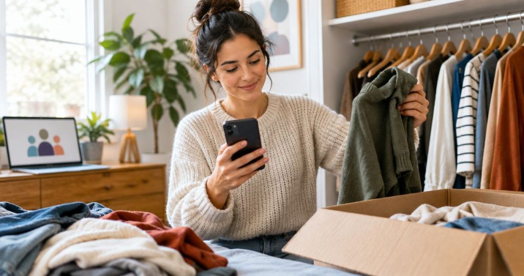 How to connect Buy Nothing groups to your closet declutter routine