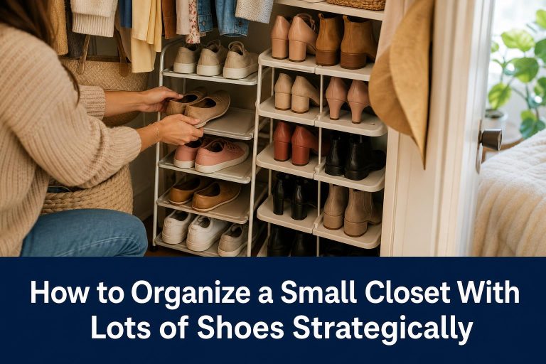 How to Organize a Small Closet With Lots of Shoes Strategically