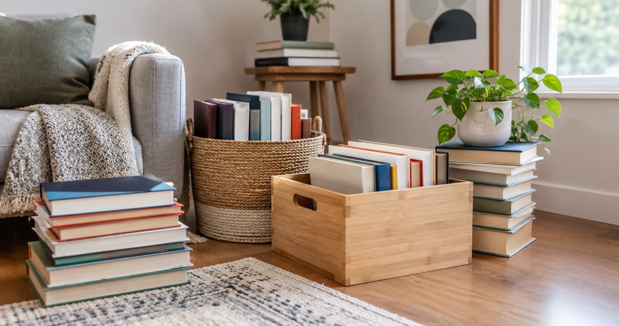 How to store books without a bookshelf