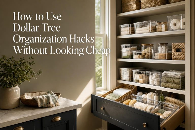 How to Use Dollar Tree Organization Hacks Without Looking Cheap