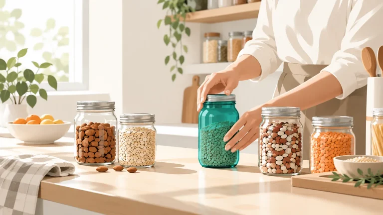 How To Use Mason Jars For Pantry Organization