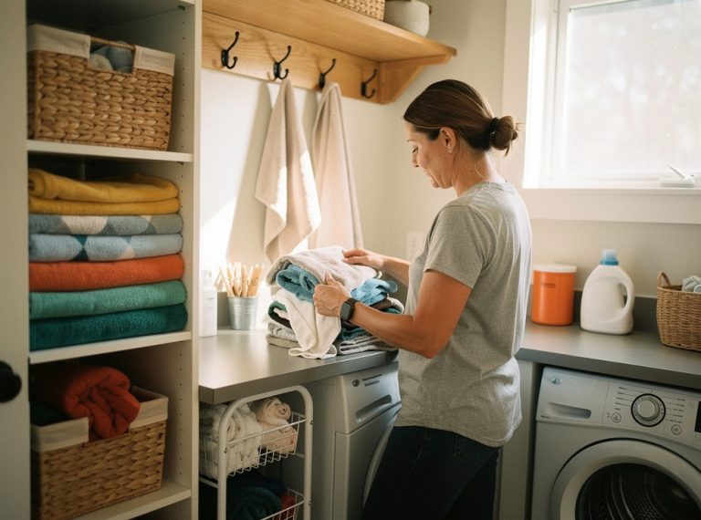 Small Laundry Room Storage Ideas to Streamline Chores on Budget