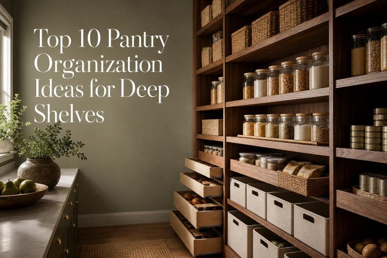 Top 10 Pantry Organization Ideas for Deep Shelves