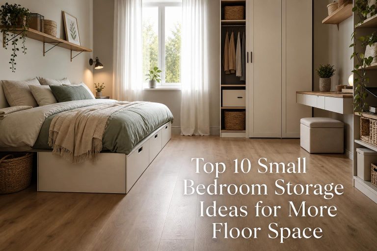 Top 10 Small Bedroom Storage Ideas for More Floor Space